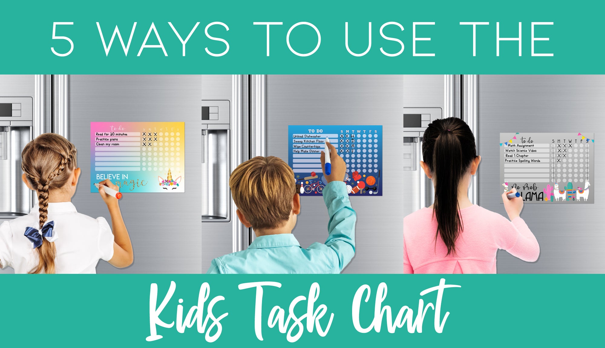 5 Ways to Use the Kids Task Chart – Glassboard Studio