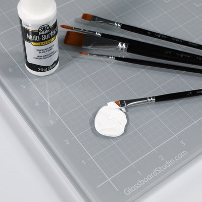 Gray Glass Craft Mat