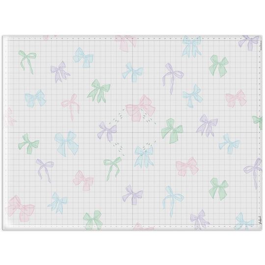 Spring Bows Magnetic Glass Craft Mat