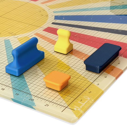 Retro Sun Magnetic Glass Craft Mat