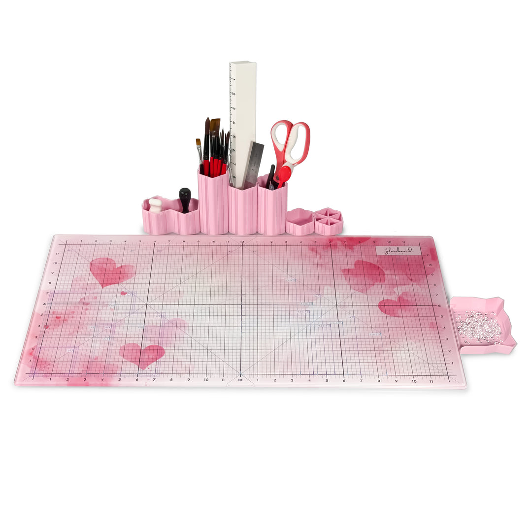 Scrapbook Magnetic Glass Craft Mat