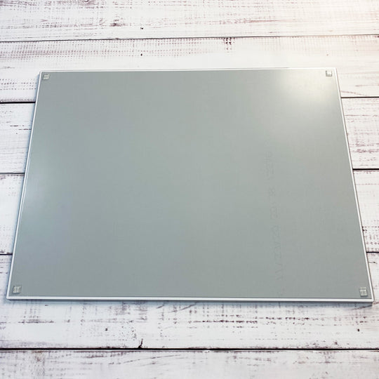 Checkered Green Magnetic Glass Craft Mat