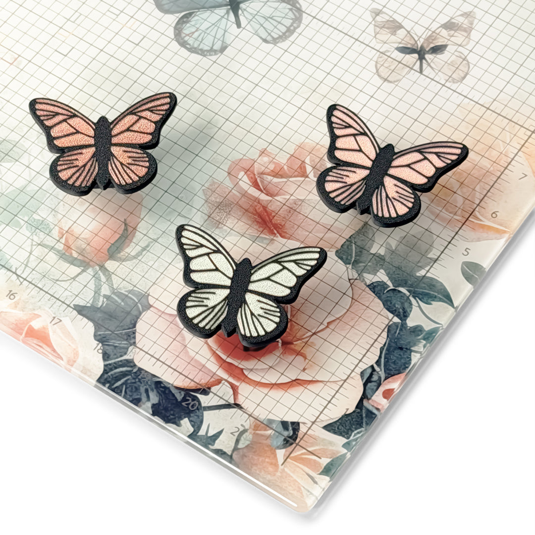 Vintage Garden Butterfly Magnet Set