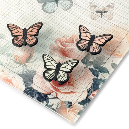 Vintage Garden Butterfly Magnet Set