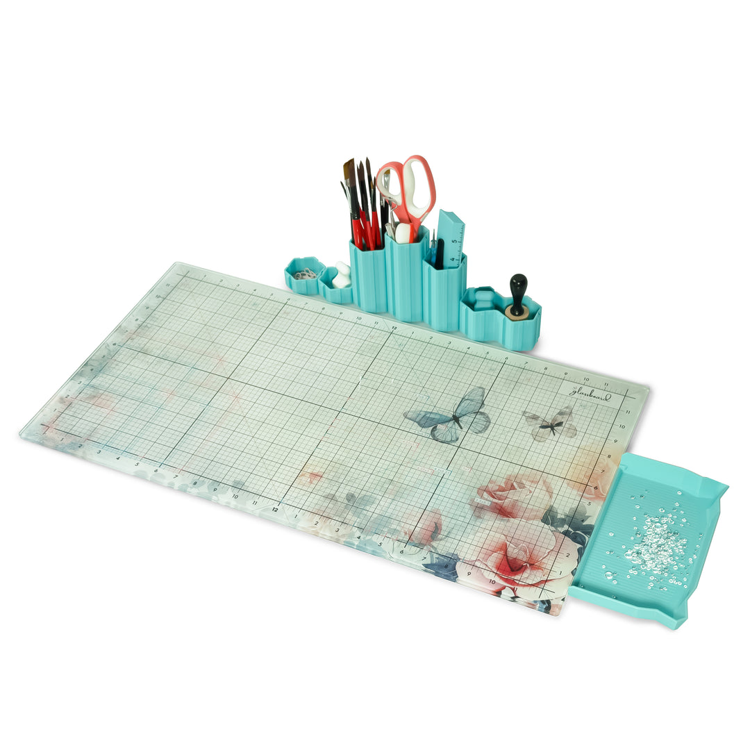 Scrapbook Magnetic Glass Craft Mat