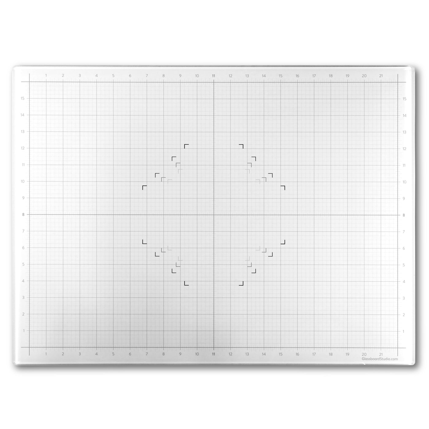 True White Glass Craft Mat