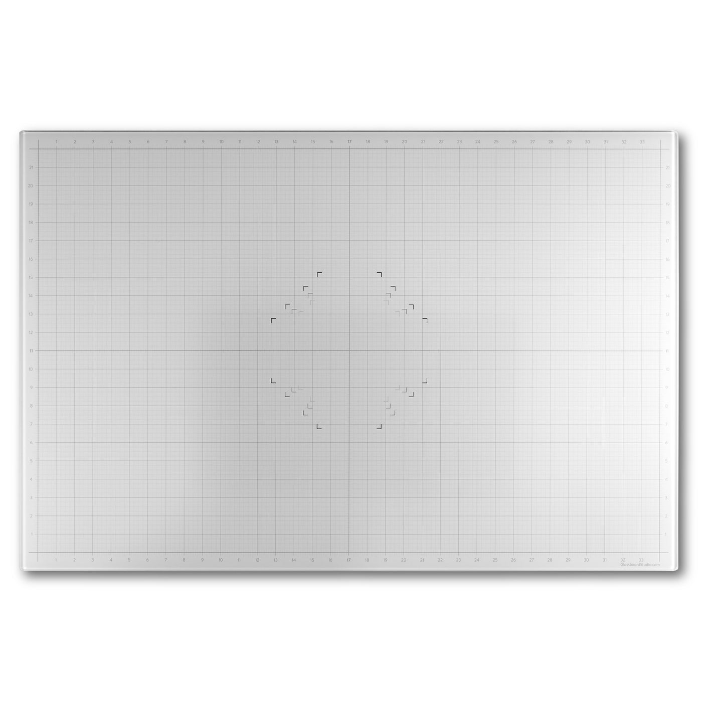 True White Glass Craft Mat