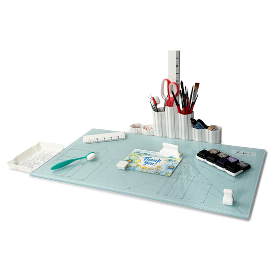 Scrapbook Magnetic Glass Craft Mat