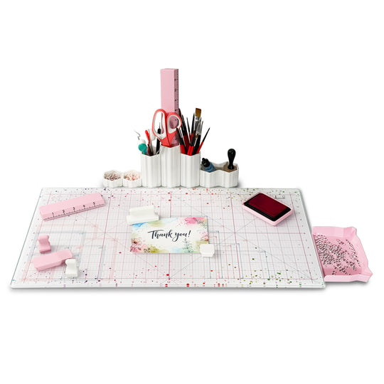 Scrapbook Magnetic Glass Craft Mat
