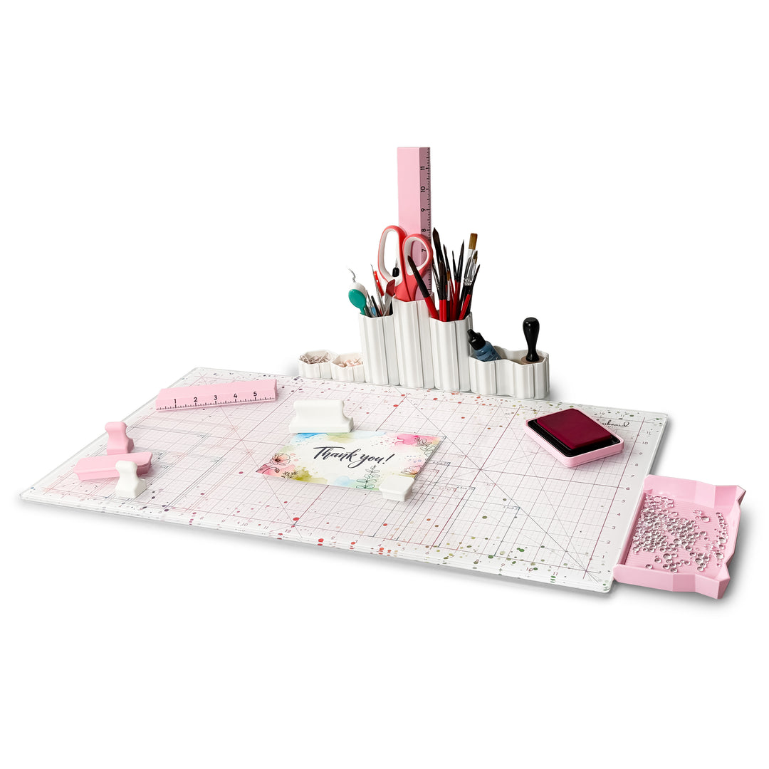 Scrapbook Magnetic Glass Craft Mat
