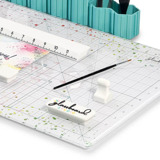 Scrapbook Magnetic Glass Craft Mat
