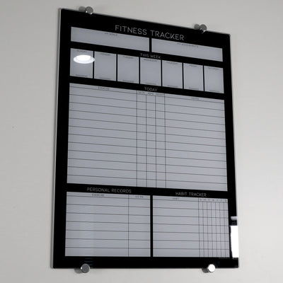Fitness Tracker Glassboard
