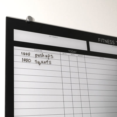 Fitness Tracker Glassboard