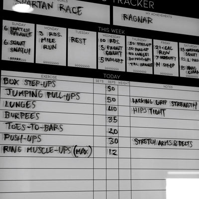 Fitness Tracker Glassboard