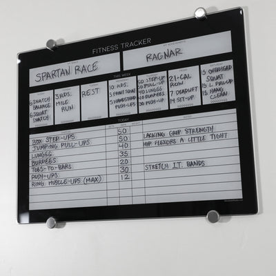 Fitness Tracker Glassboard
