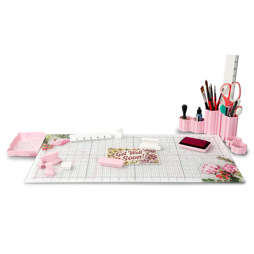 Scrapbook Magnetic Glass Craft Mat