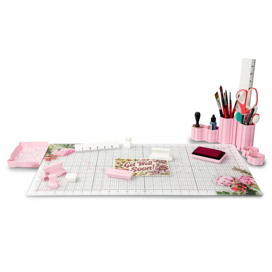 Scrapbook Magnetic Glass Craft Mat