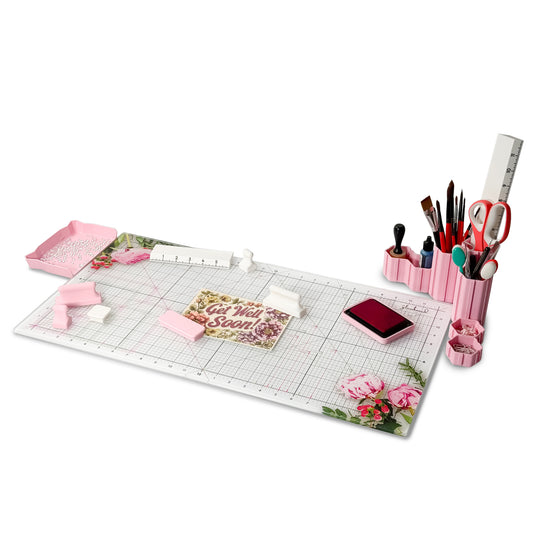 Scrapbook Magnetic Glass Craft Mat