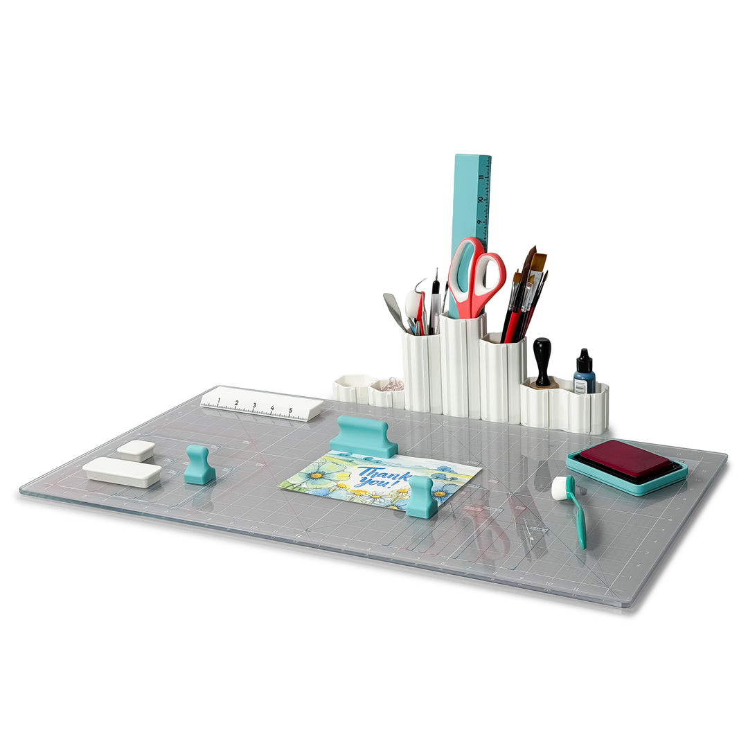 Scrapbook Magnetic Glass Craft Mat