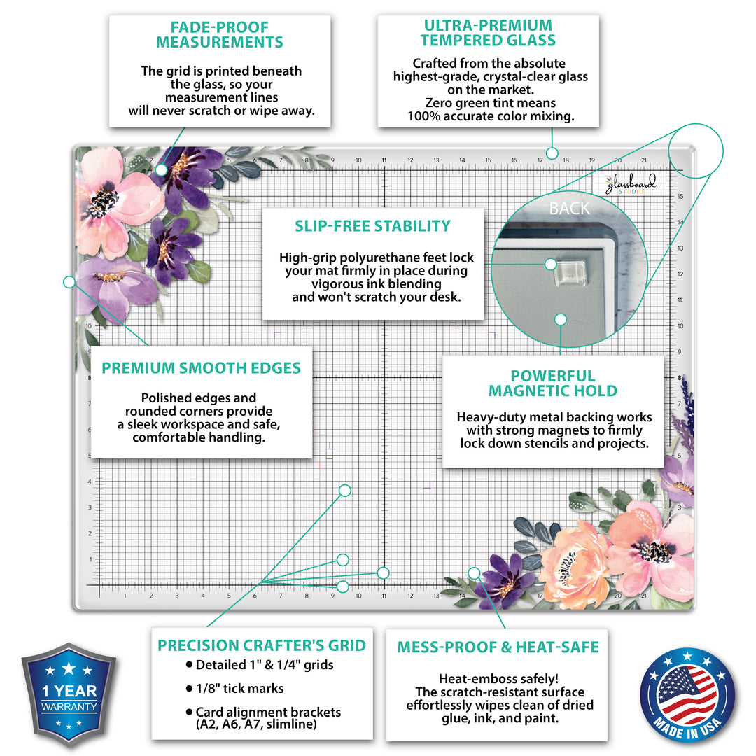 Magnetic Glass Craft Mat