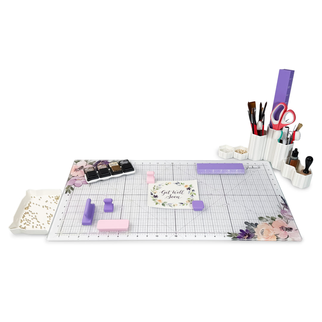 Scrapbook Magnetic Glass Craft Mat