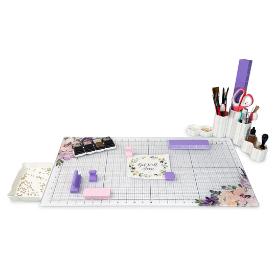Scrapbook Magnetic Glass Craft Mat
