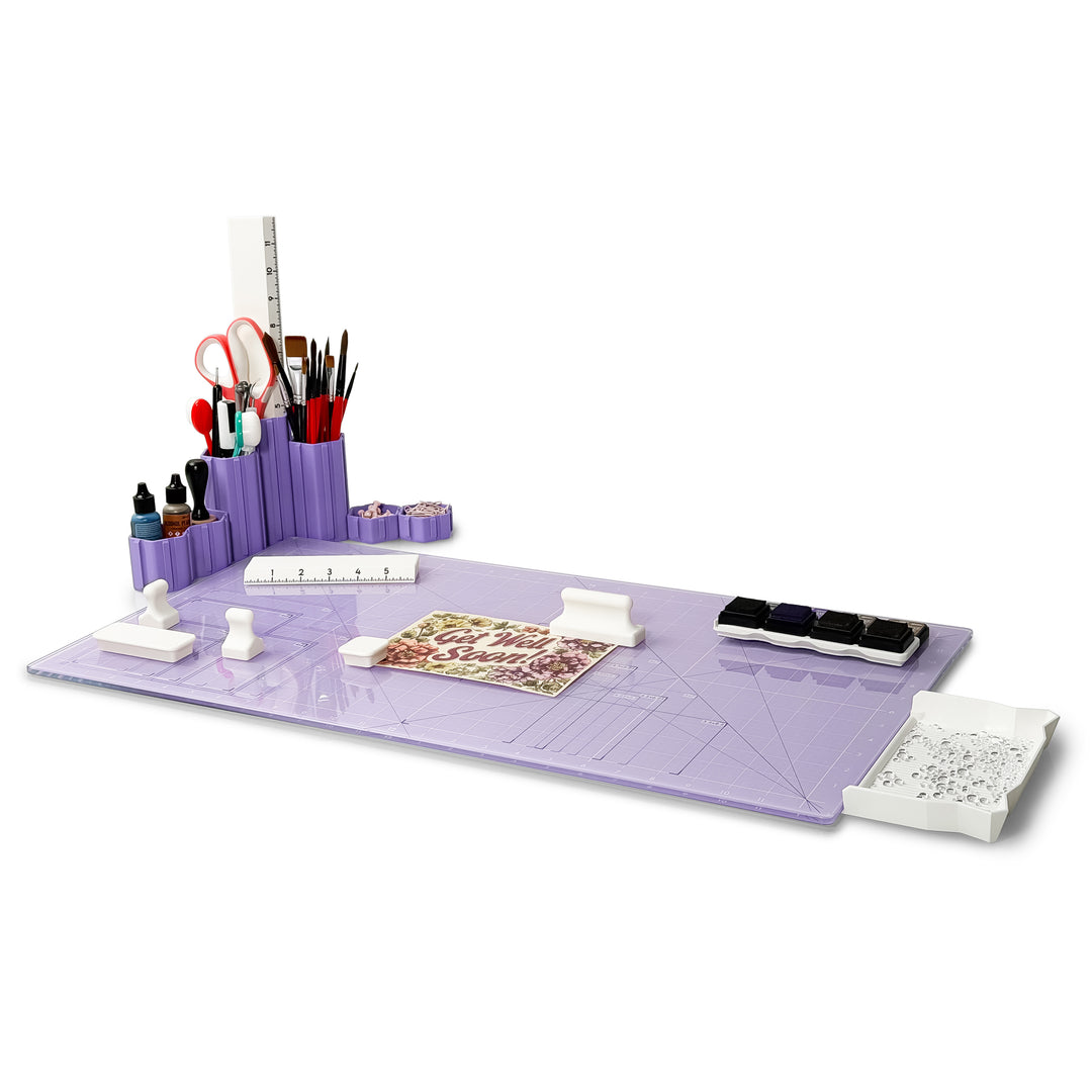 Scrapbook Magnetic Glass Craft Mat