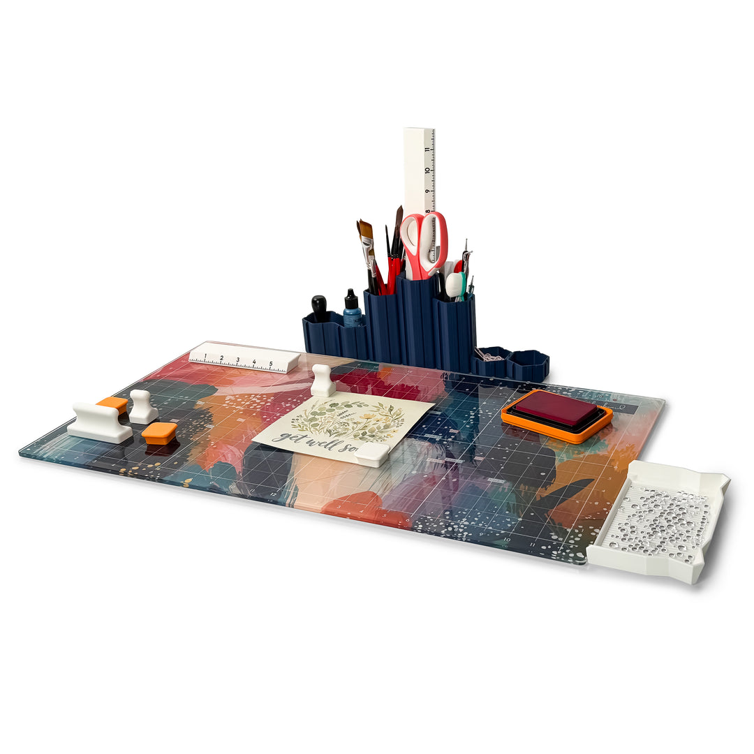 Scrapbook Magnetic Glass Craft Mat