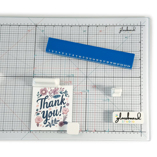 Scrapbook Magnetic Glass Craft Mat
