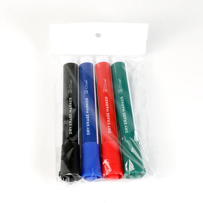 Chisel Tip Dry-Erase Markers - 4 pack