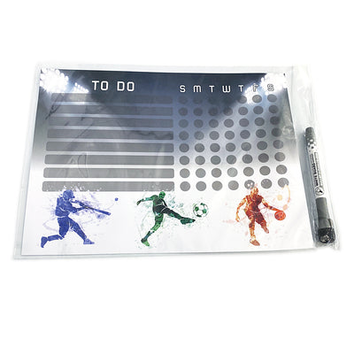 Athletes Kids Task Chart Sticker Doodle