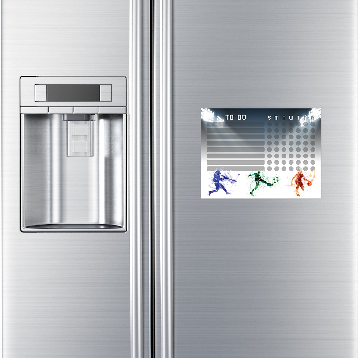 Athletes Kids Task Chart Sticker Doodle