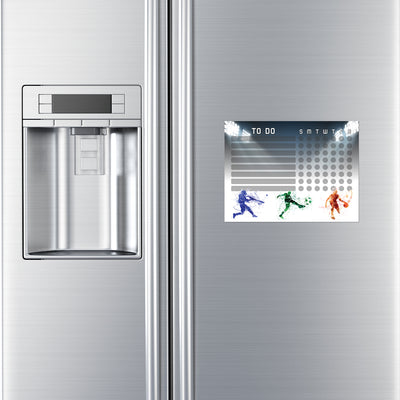 Athletes Kids Task Chart Sticker Doodle