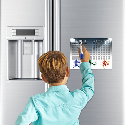 Athletes Kids Task Chart Sticker Doodle