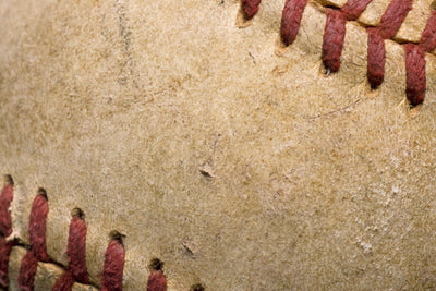 Baseball Close Up Glassboard