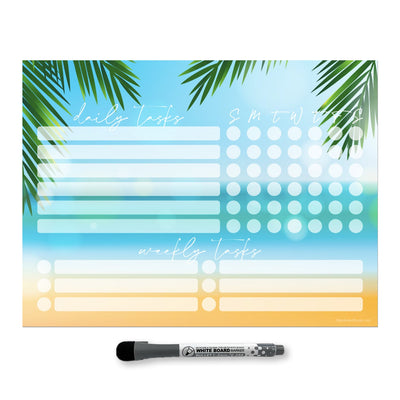 Kids Daily & Weekly Task Tracker Sticker Doodles