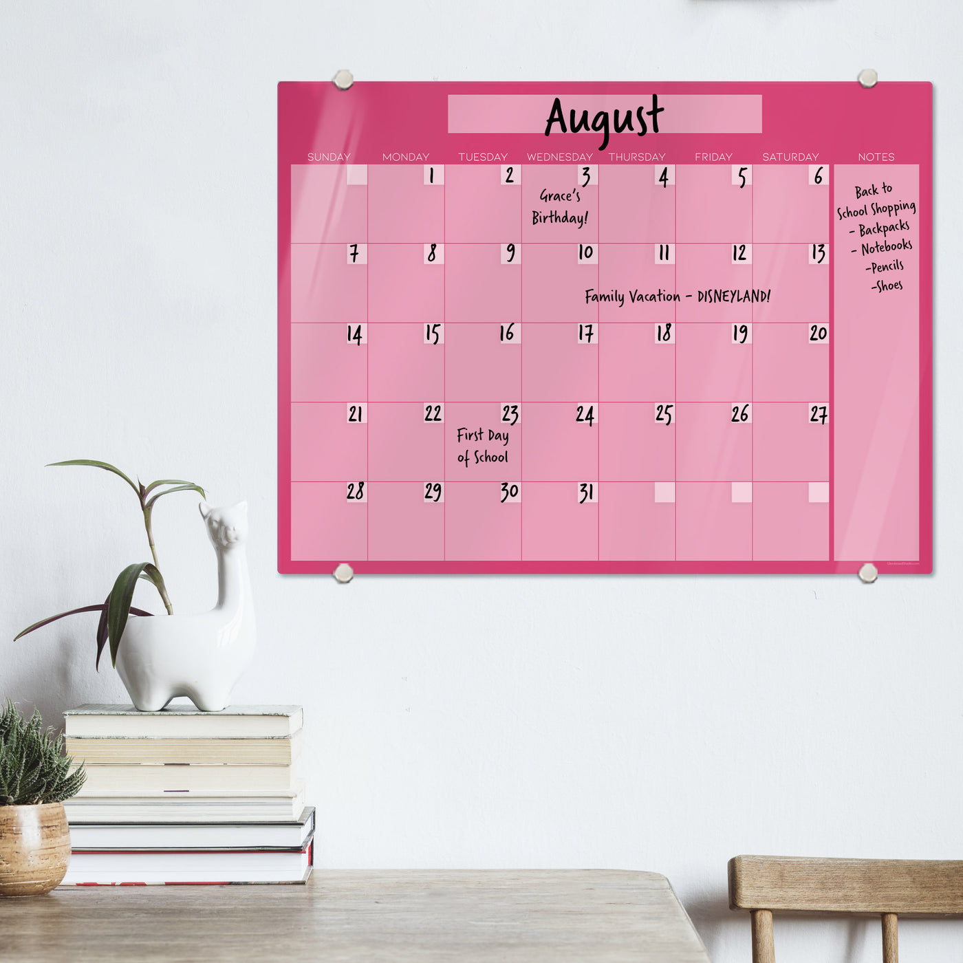 Berry Calendar Glassboard