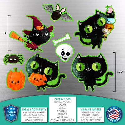Black Cats Sticker Oodle