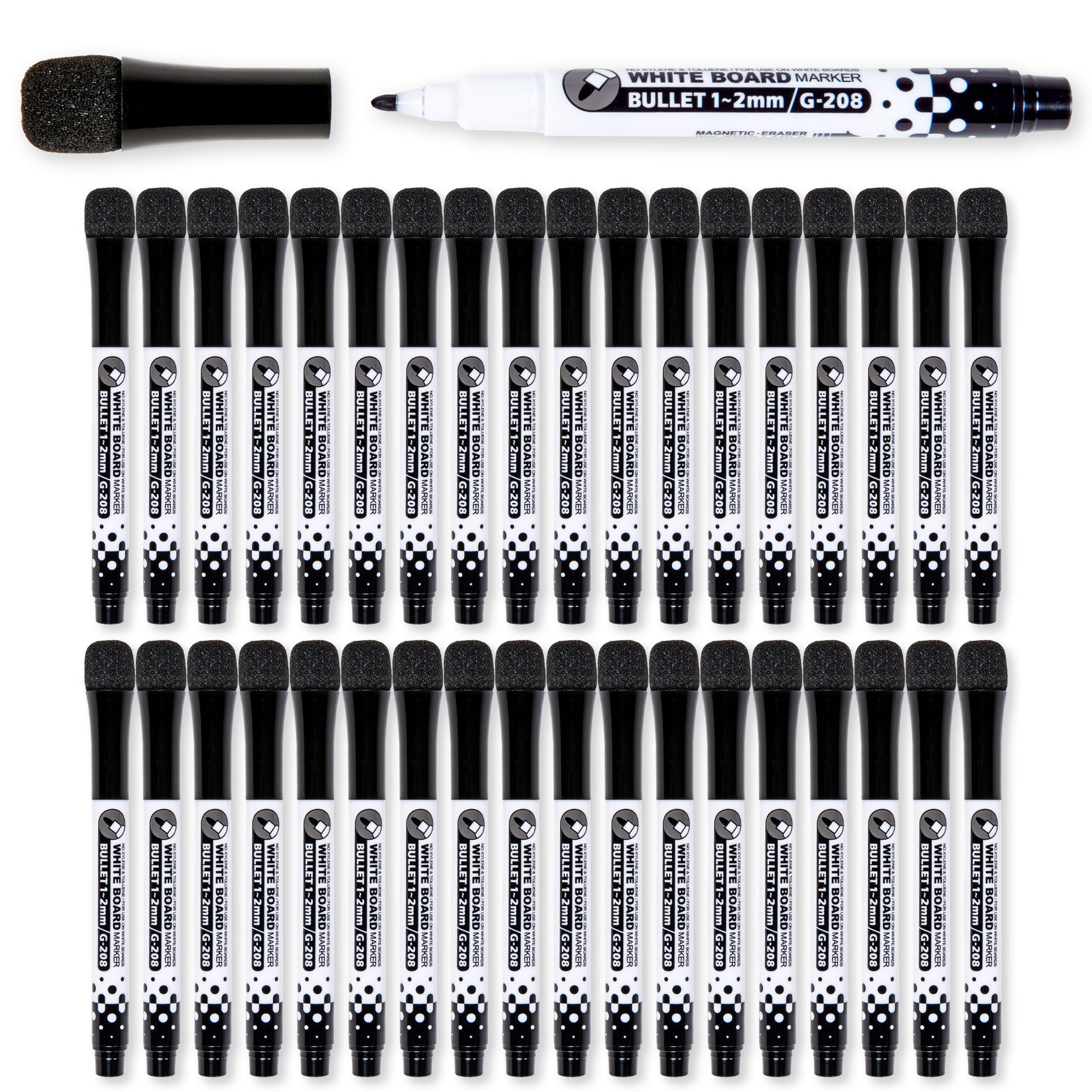 Best Dry Erase Markers (BULK SET OF 36!) in Assorted Colors - Usable on any  Whiteboard Surface - Fine Point White Board Pens in 12 Different Colors -  Including Black, Neon, Red