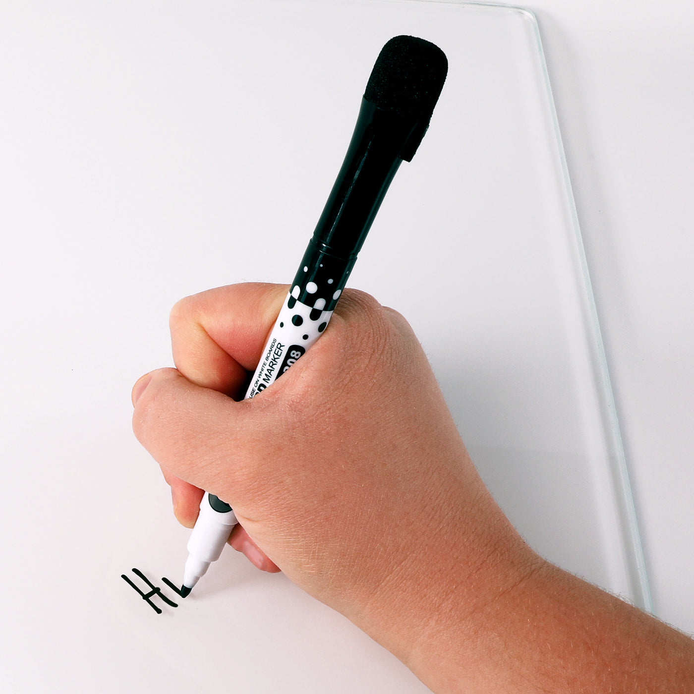 ULINE Dry Erase Markers - Fine Tip, Black - Pack of 12 - S-23386