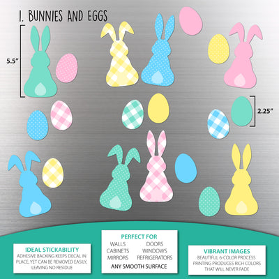 Bunnies & Eggs Sticker Oodle