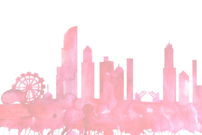 Chicago Watercolor Glassboard