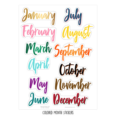 Month Sticker Oodle