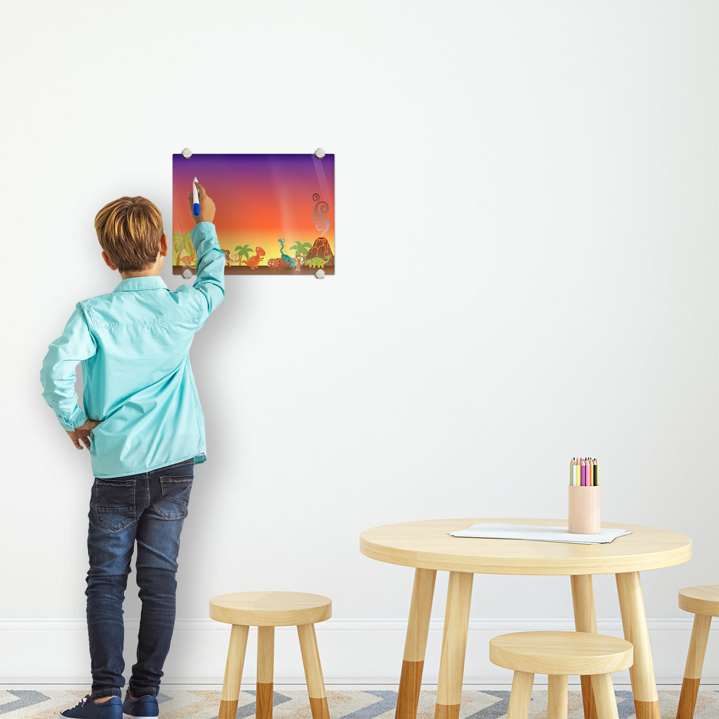 Dinosaur Glassboard
