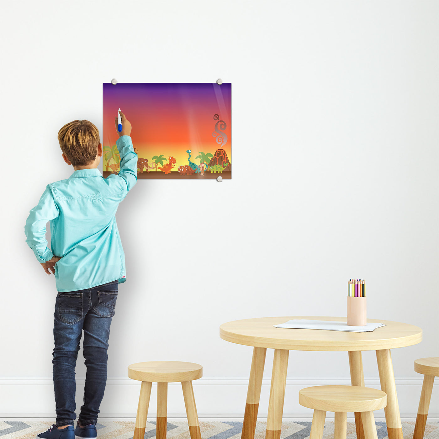 Dinosaur Glassboard