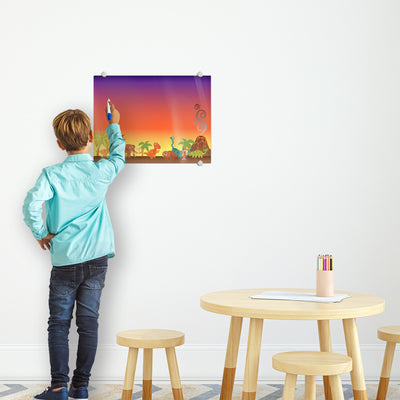 Dinosaur Glassboard