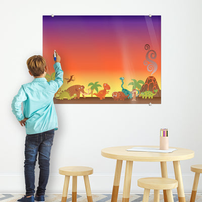 Dinosaur Glassboard