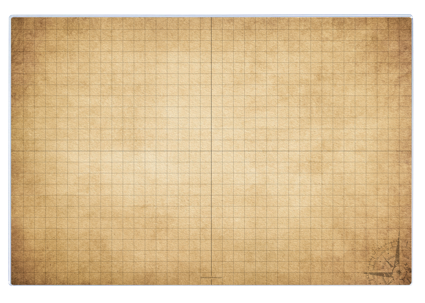 Battle Grid Game Mat for DND Role Play Glassboard