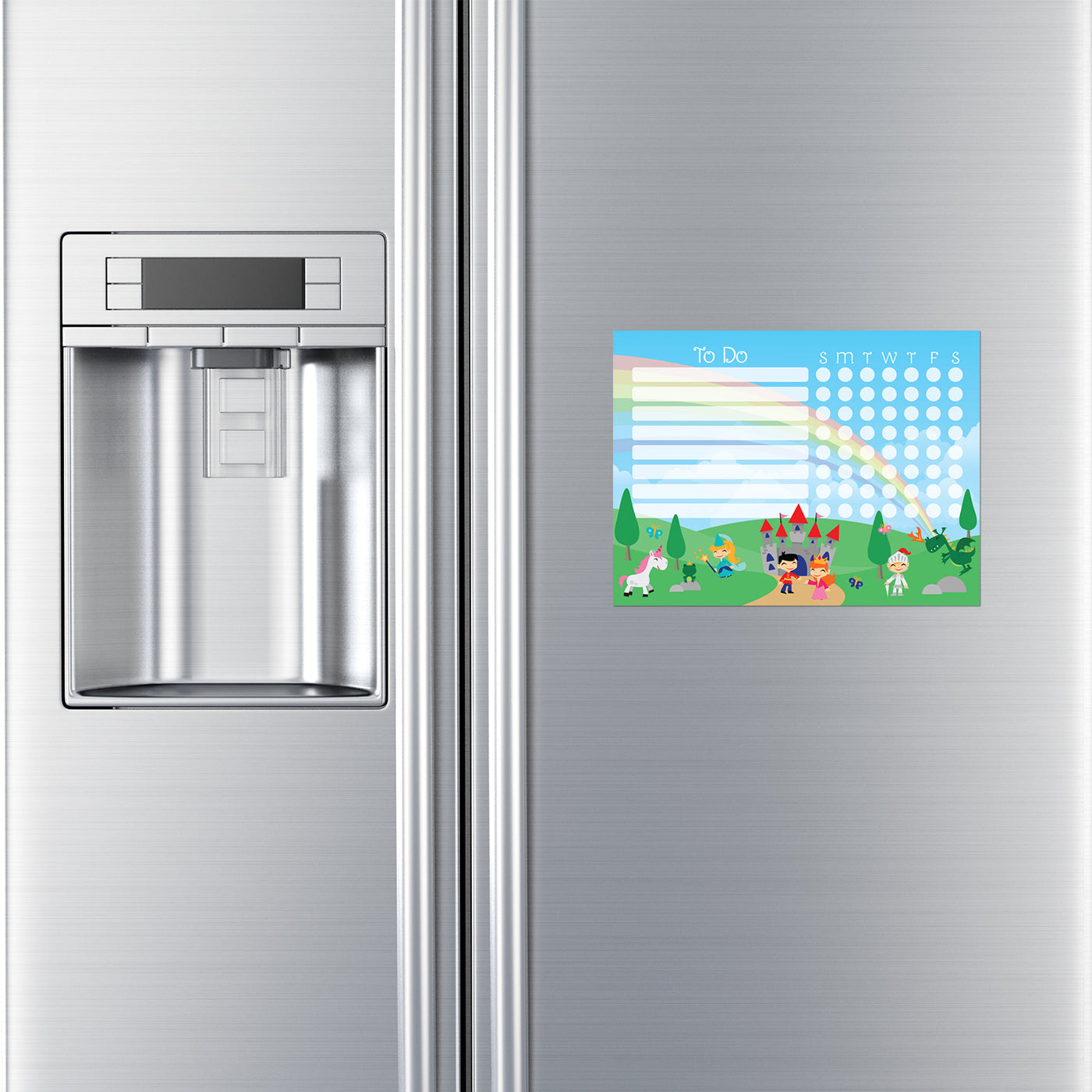 Fairy Tale Kids Task Chart Sticker Doodles