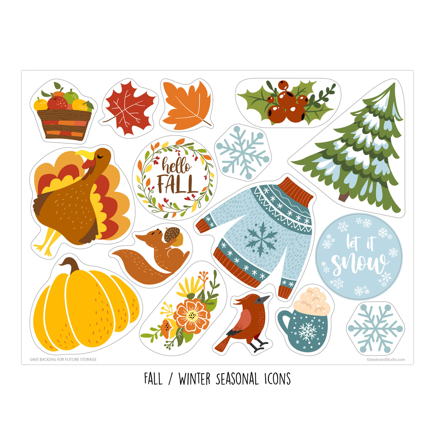 Seasonal Icons Sticker Oodle